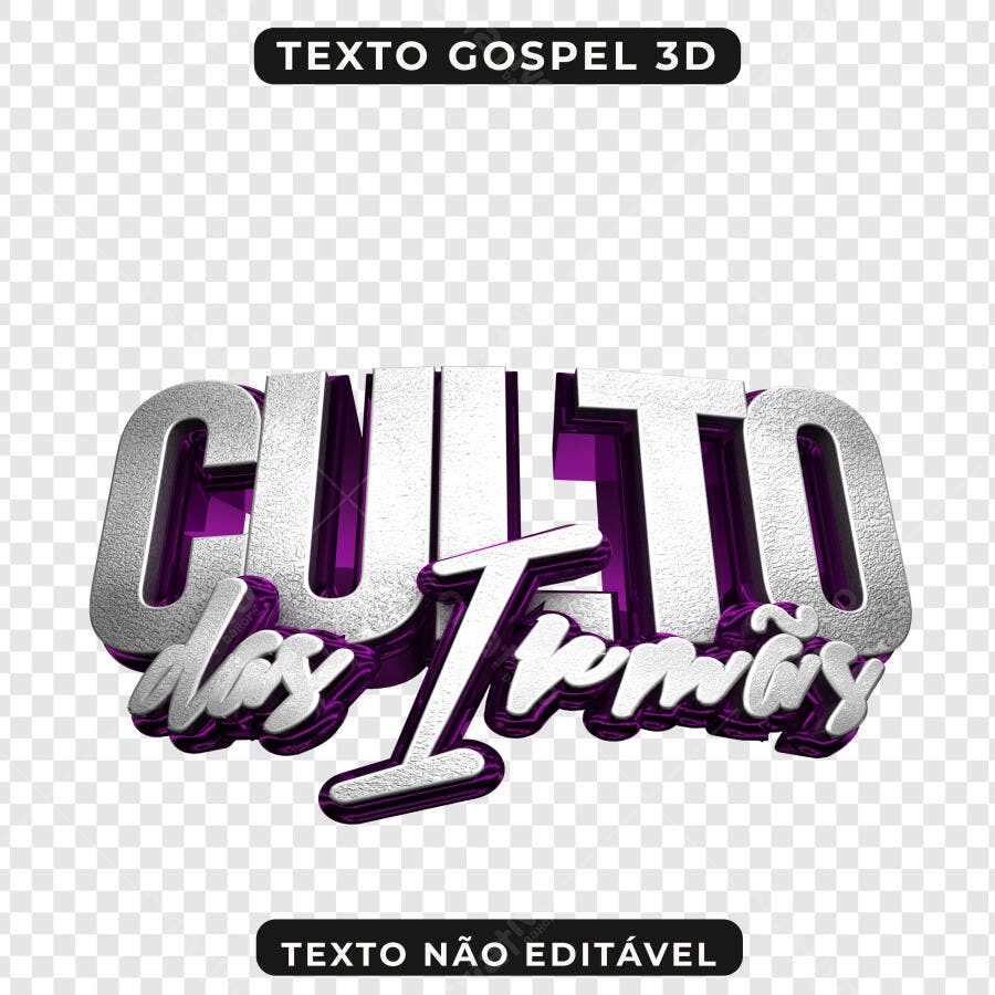 Banner Culto das Terças PNG com fundo transparente
