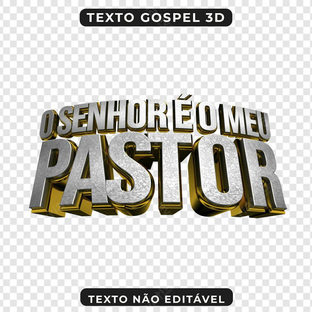 O SENHOR E MEU PASTOR 3D