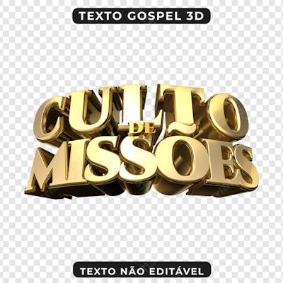 PSD CULTO DE MISSÕES 3D