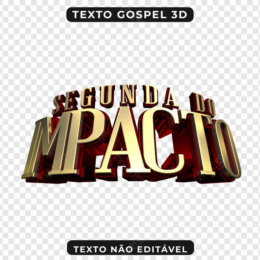PNG Logo Segunda do Impacto com fundo transparente
