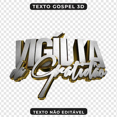 VIGILIA DA GRATIDÃO 3D