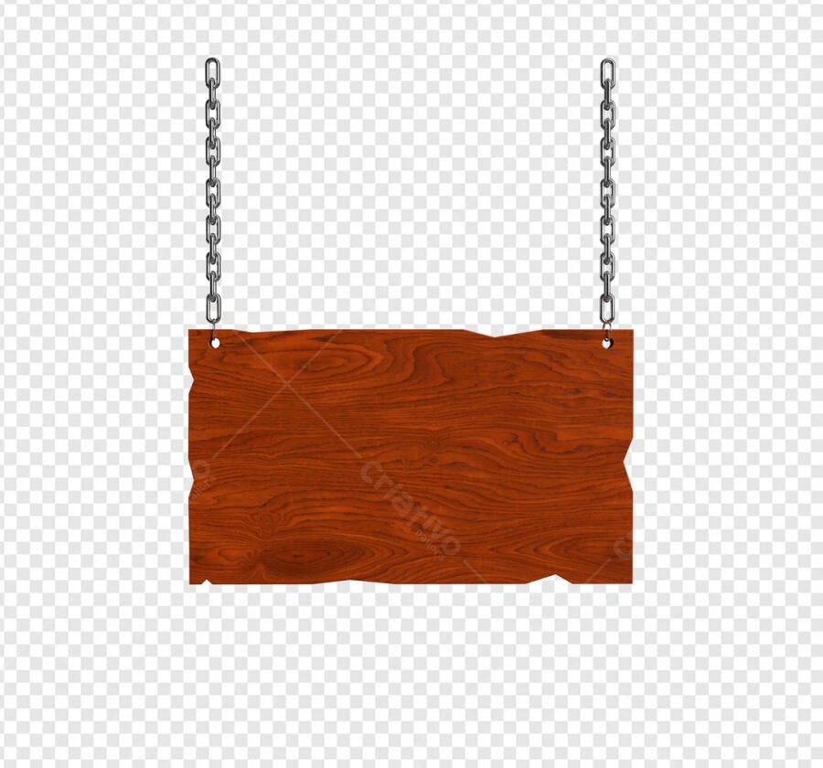 Placa de Madeira para Anúncio de Festa Junina PSD Editável
