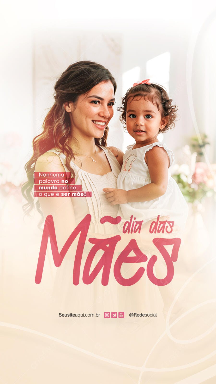 Flyer Dia das Mães PSD Editável