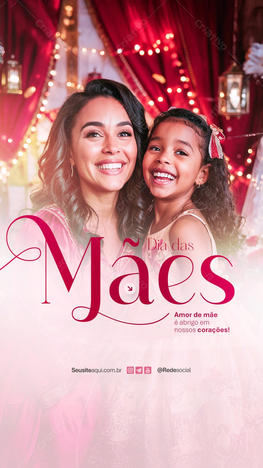 Post para o Dia das Mães PSD Editável