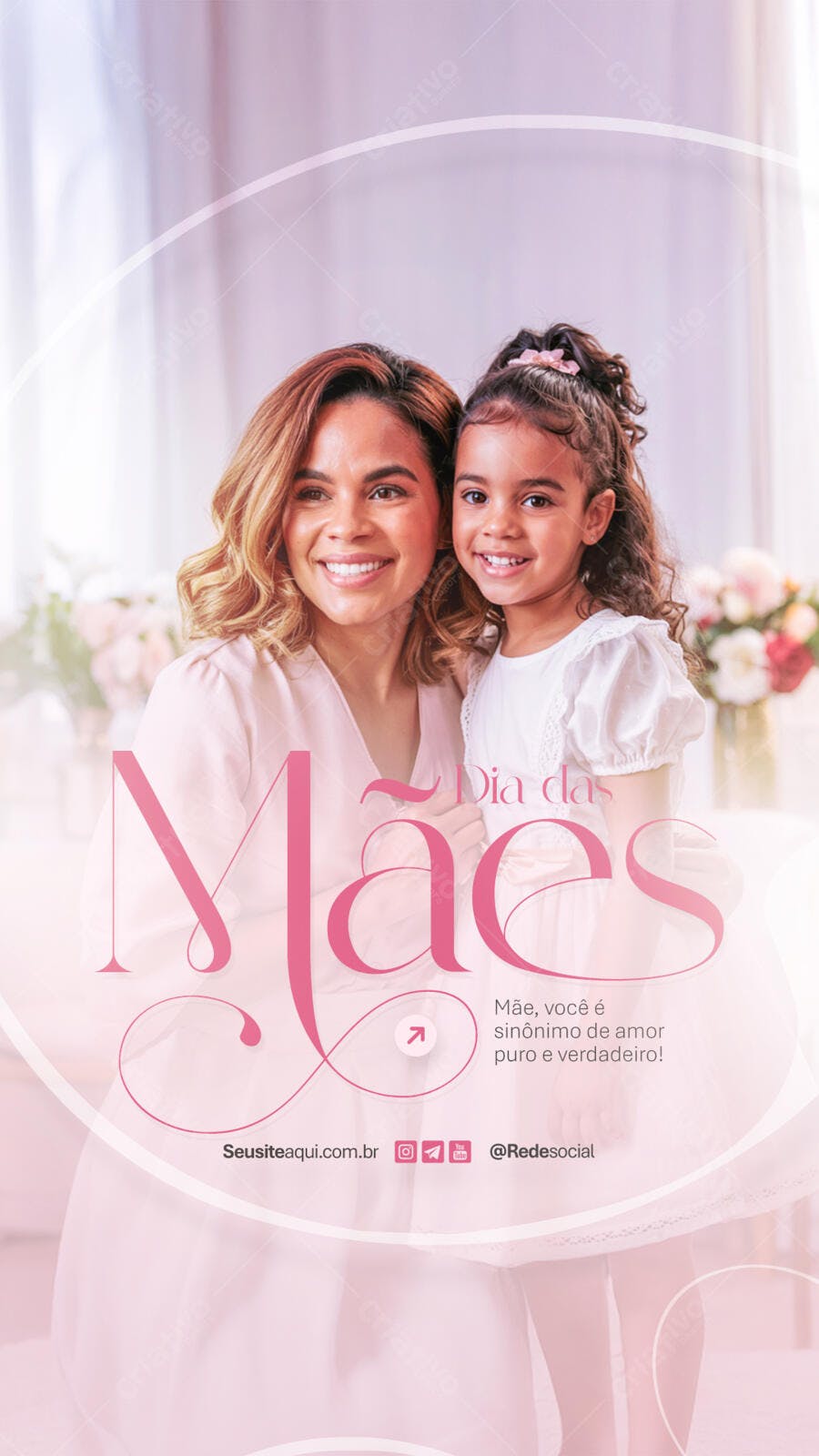 Flyer Dia das Mães PSD Editável