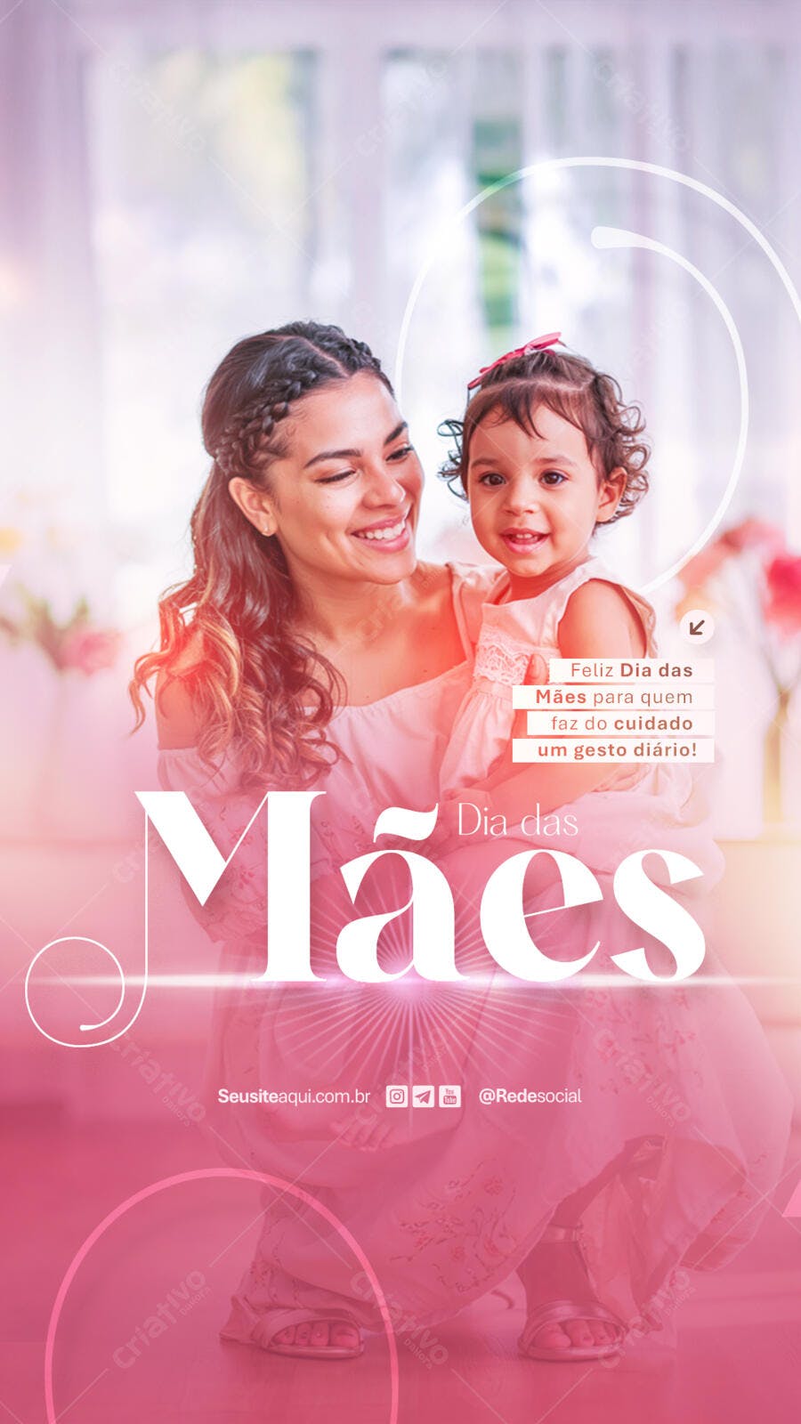 Flyer Dia das Mães PSD Editável