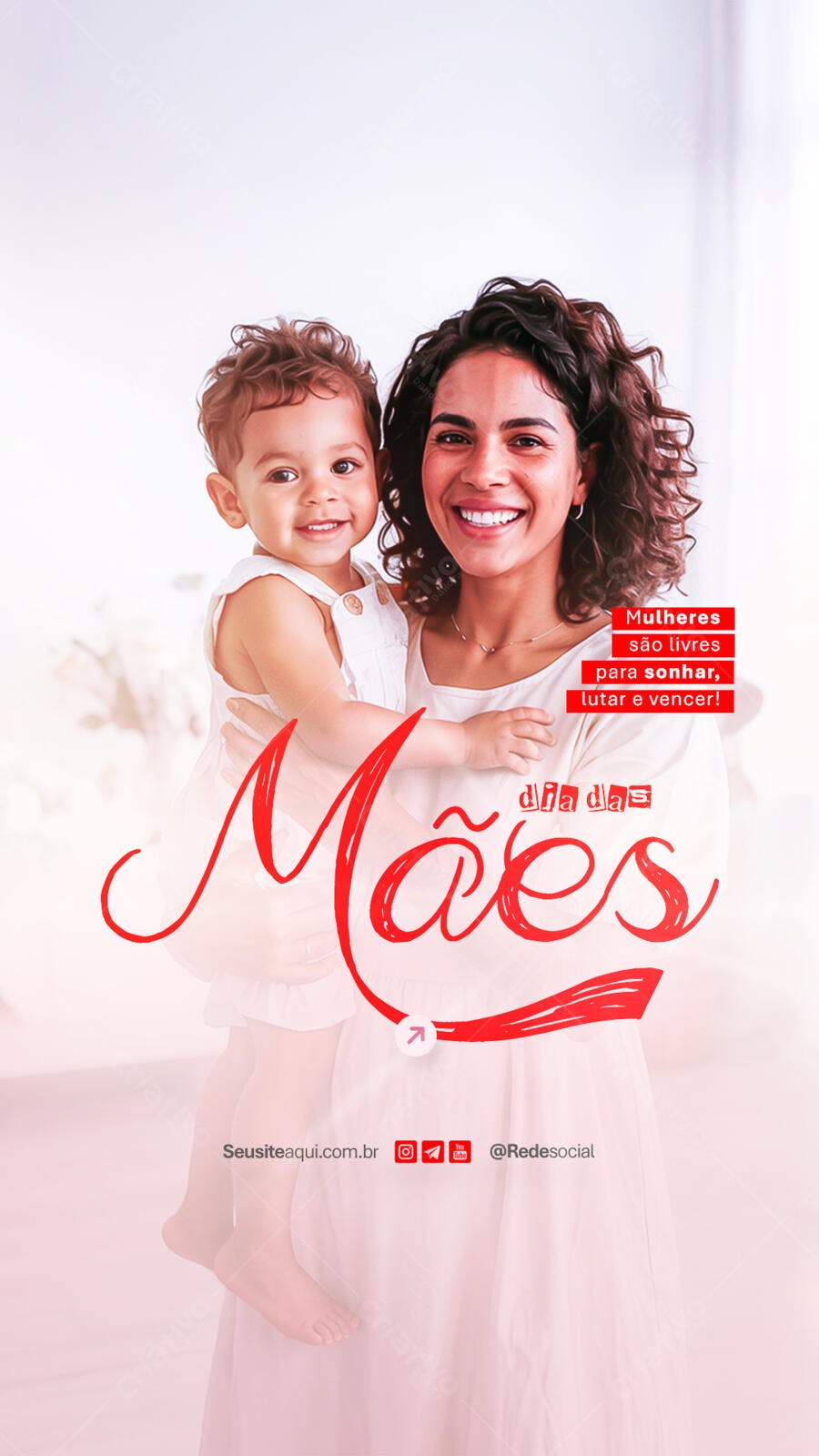 Flyer Dia das Mães PSD Editável