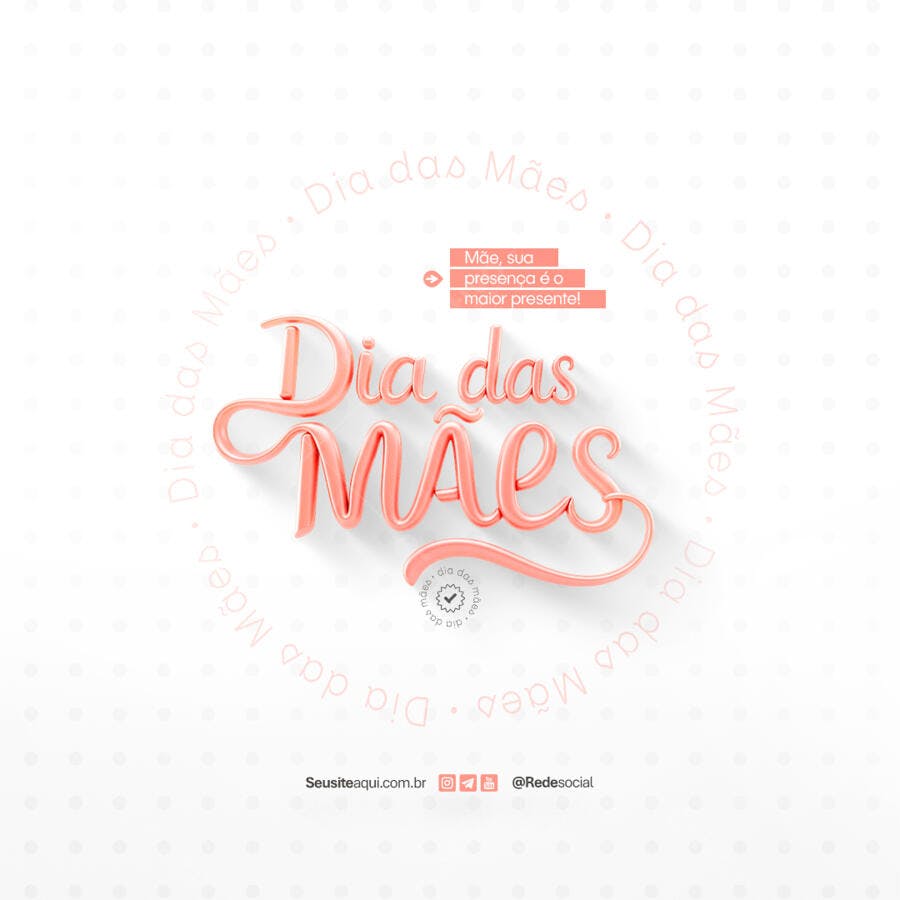Flyer Dia das Mães PSD Editável