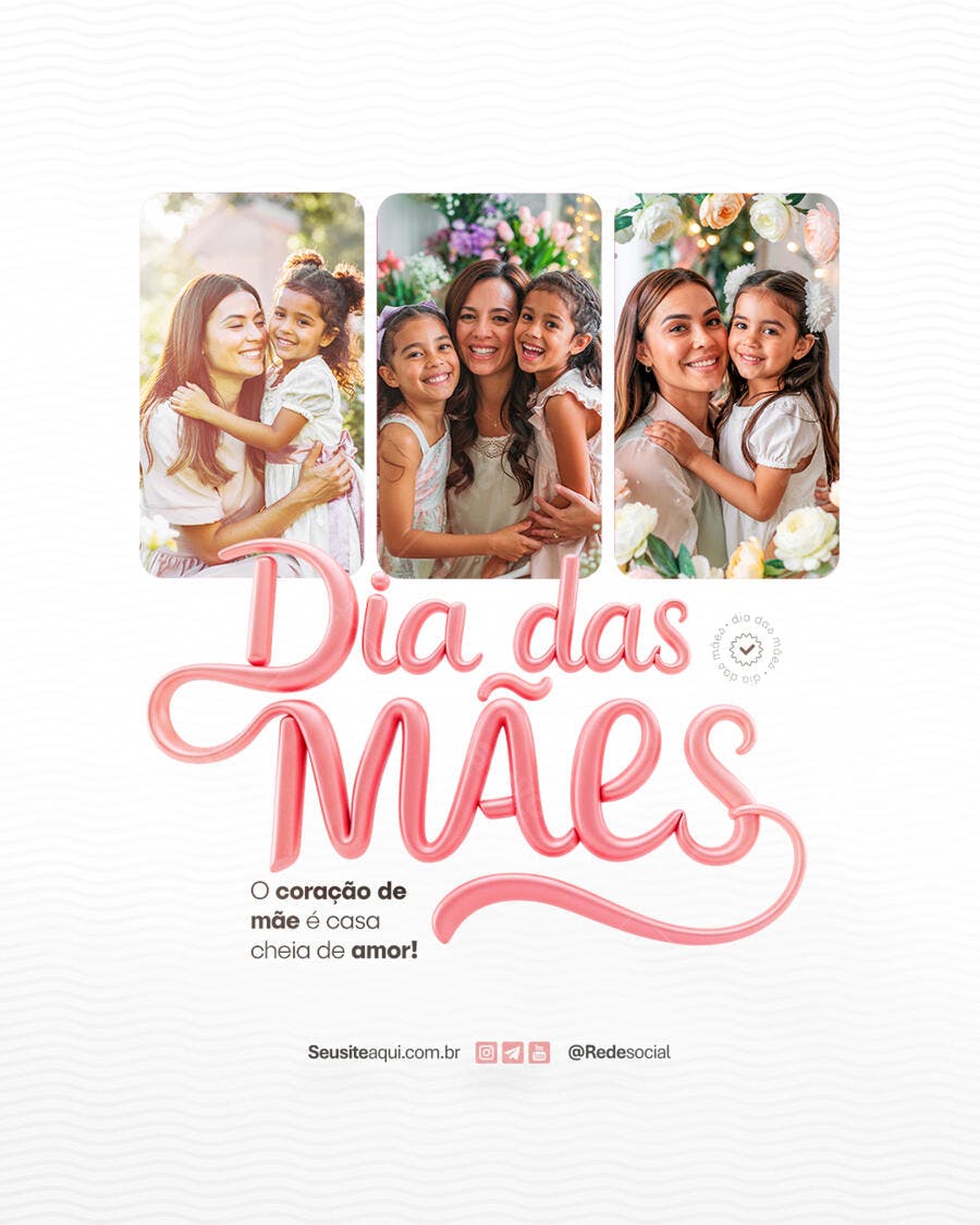 Flyer Dia das Mães PSD Editável