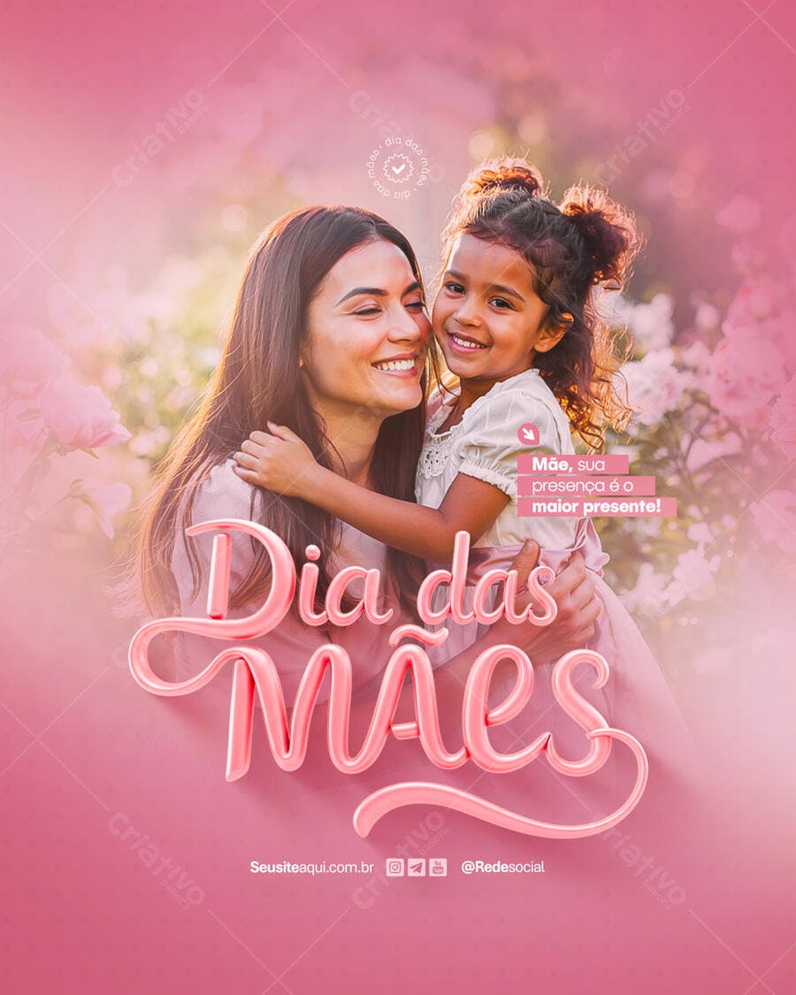 Flyer Dia das Mães PSD Editável