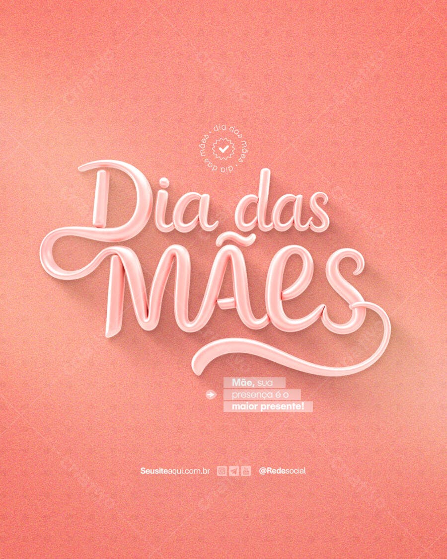 Flyer Dia das Mães PSD Editável