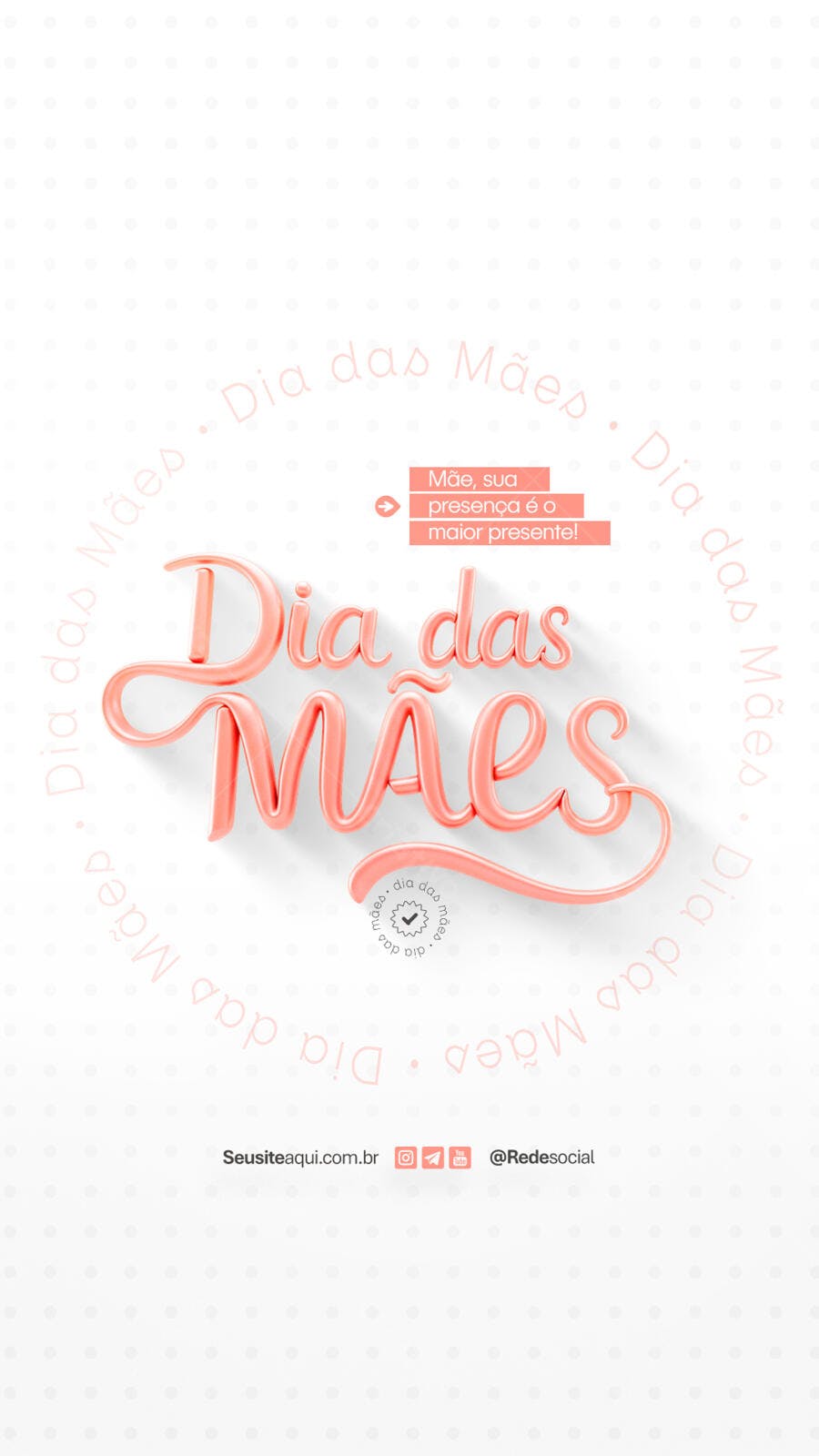 Flyer Dia das Mães PSD Editável