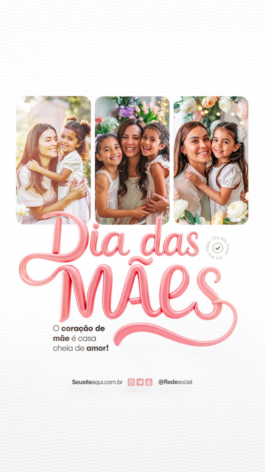 Postagem Dia das Mães PSD Editável