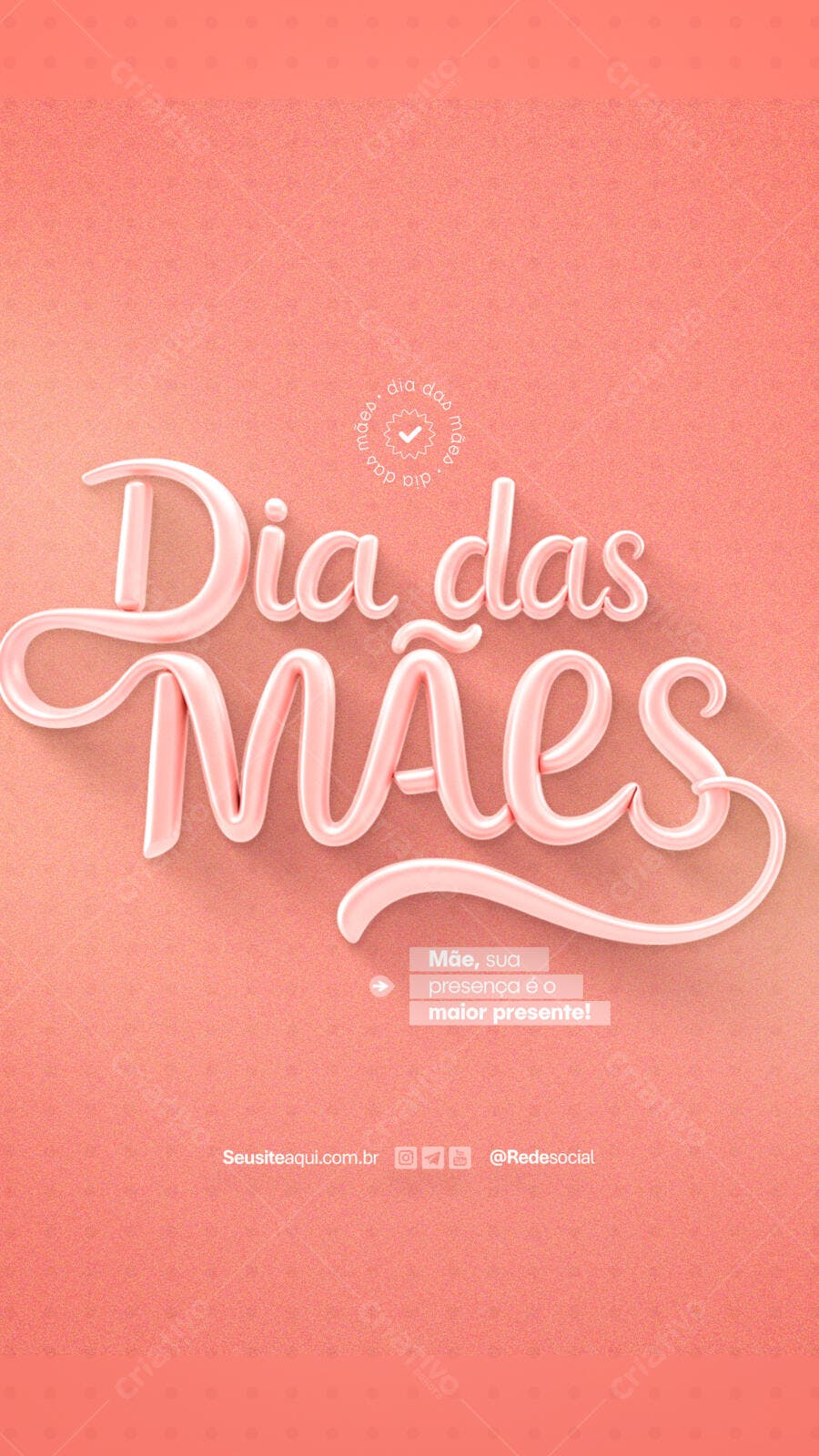 Flyer Dia das Mães PSD Editável