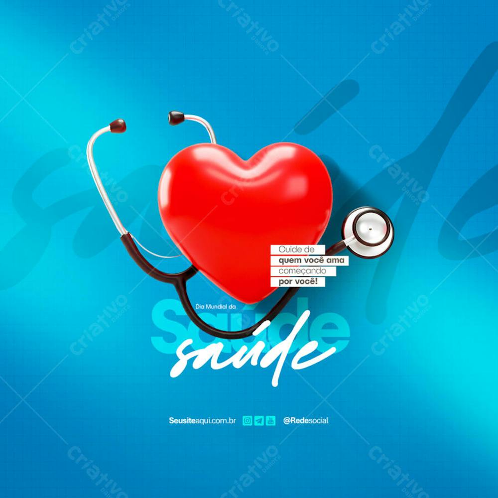 Dia Mundial da Saúde 7 de Abril Social Media PSD Editável (6)