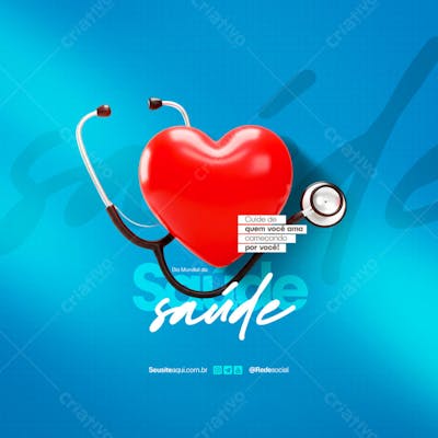 Dia Mundial da Saúde 7 de Abril Social Media PSD Editável (6)