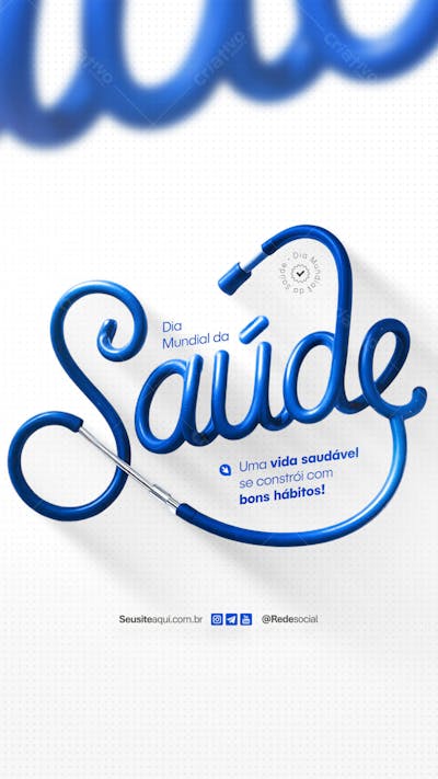 Dia Mundial da Saúde 7 de Abril Social Media PSD Editável (17)