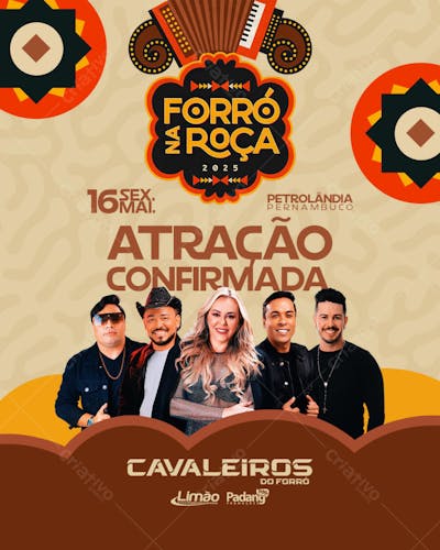 Atração Confirmada 16Mai - Cavaleiros do Forró
