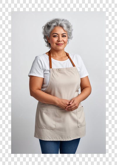 mulher, mulhor idade, cozinheira