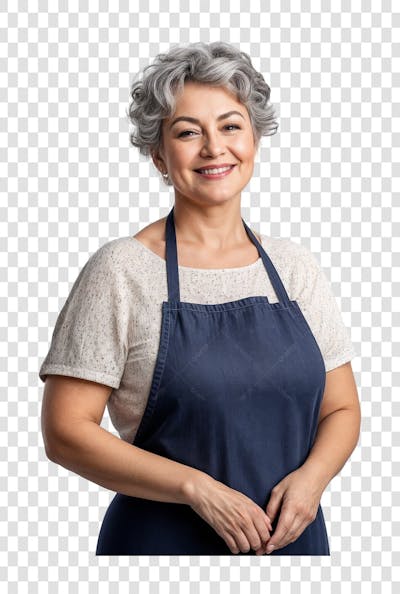 mulher, mulhor idade, cozinheira