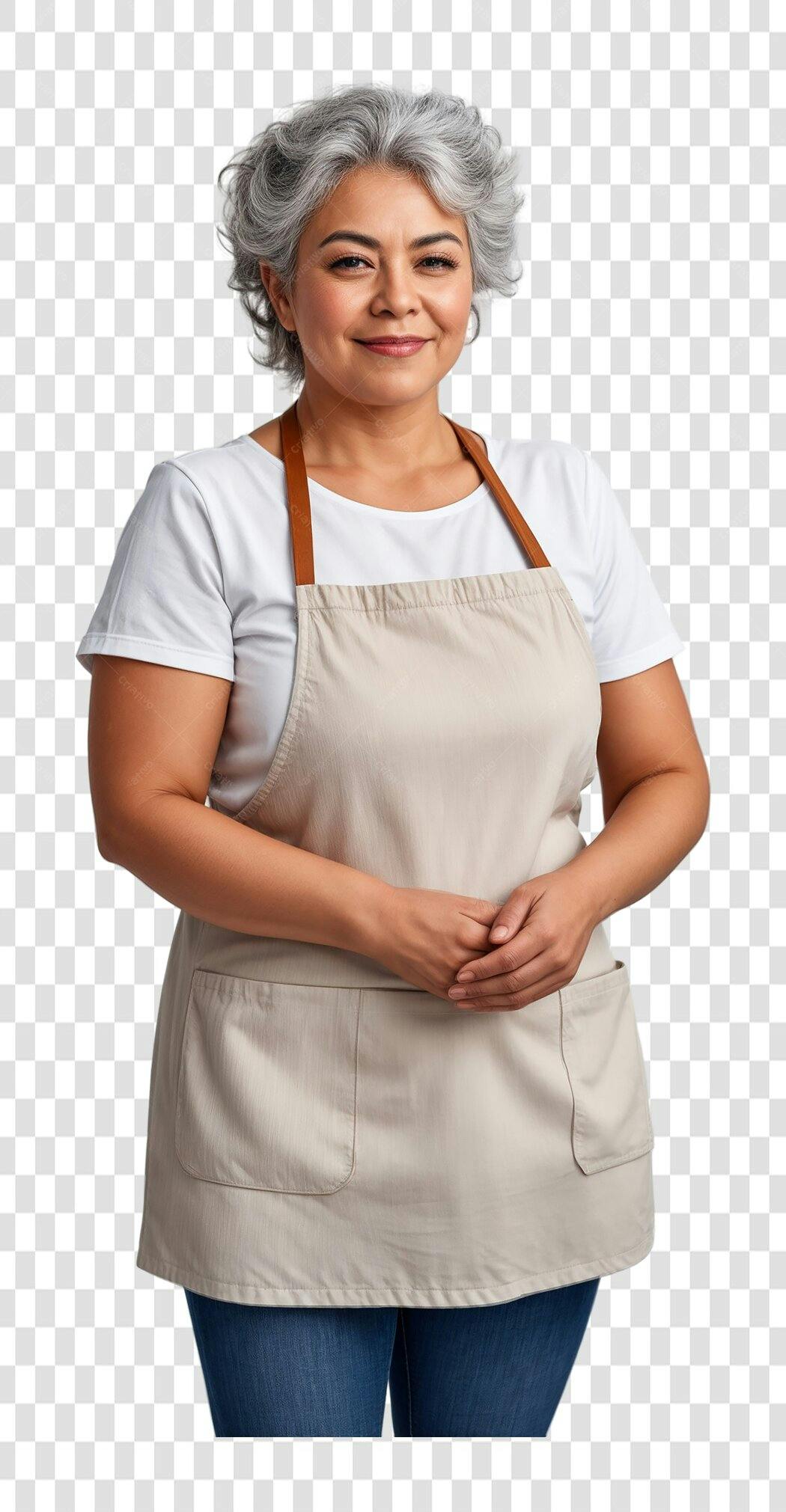 Imagem PNG de Garçonete com Fundo Transparente