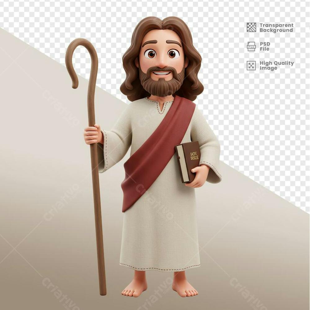 MASCOTE JESUS CRISTO 3D 35