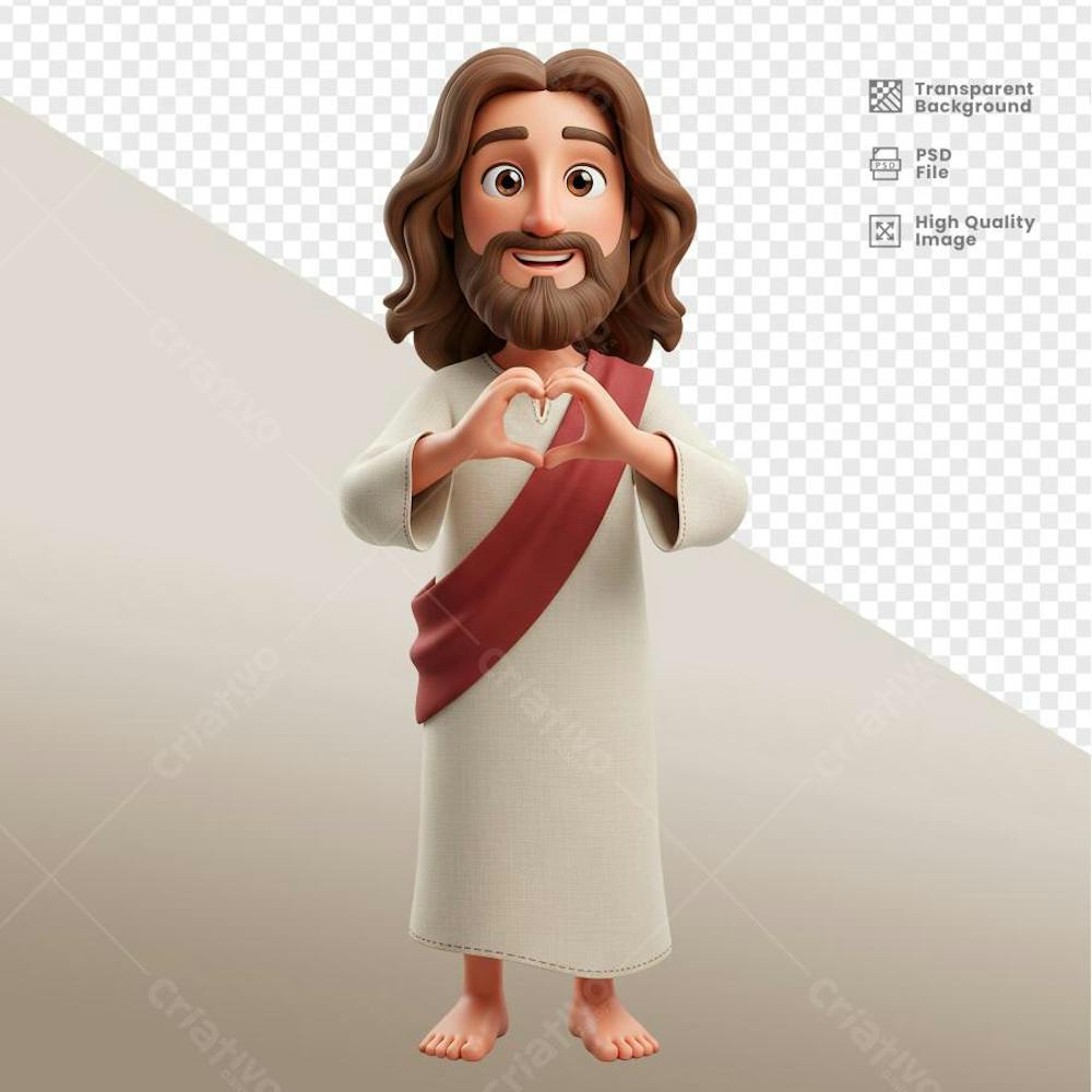 MASCOTE JESUS CRISTO 3D 41