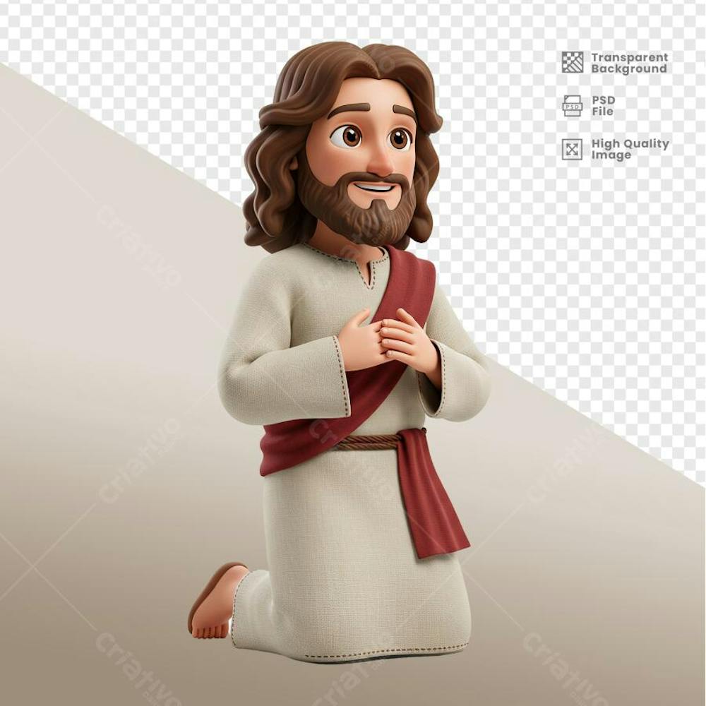 MASCOTE JESUS CRISTO 3D 37