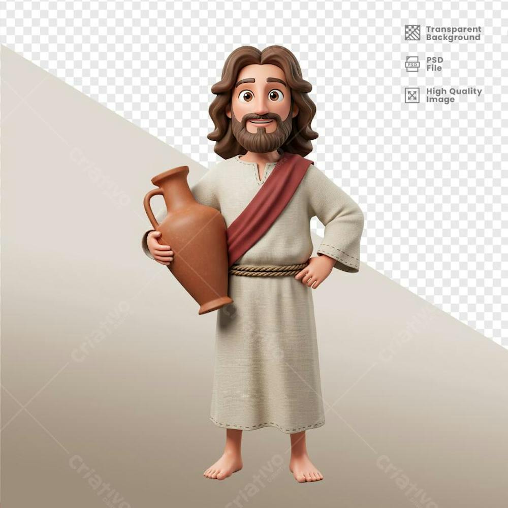 MASCOTE JESUS CRISTO 3D 44