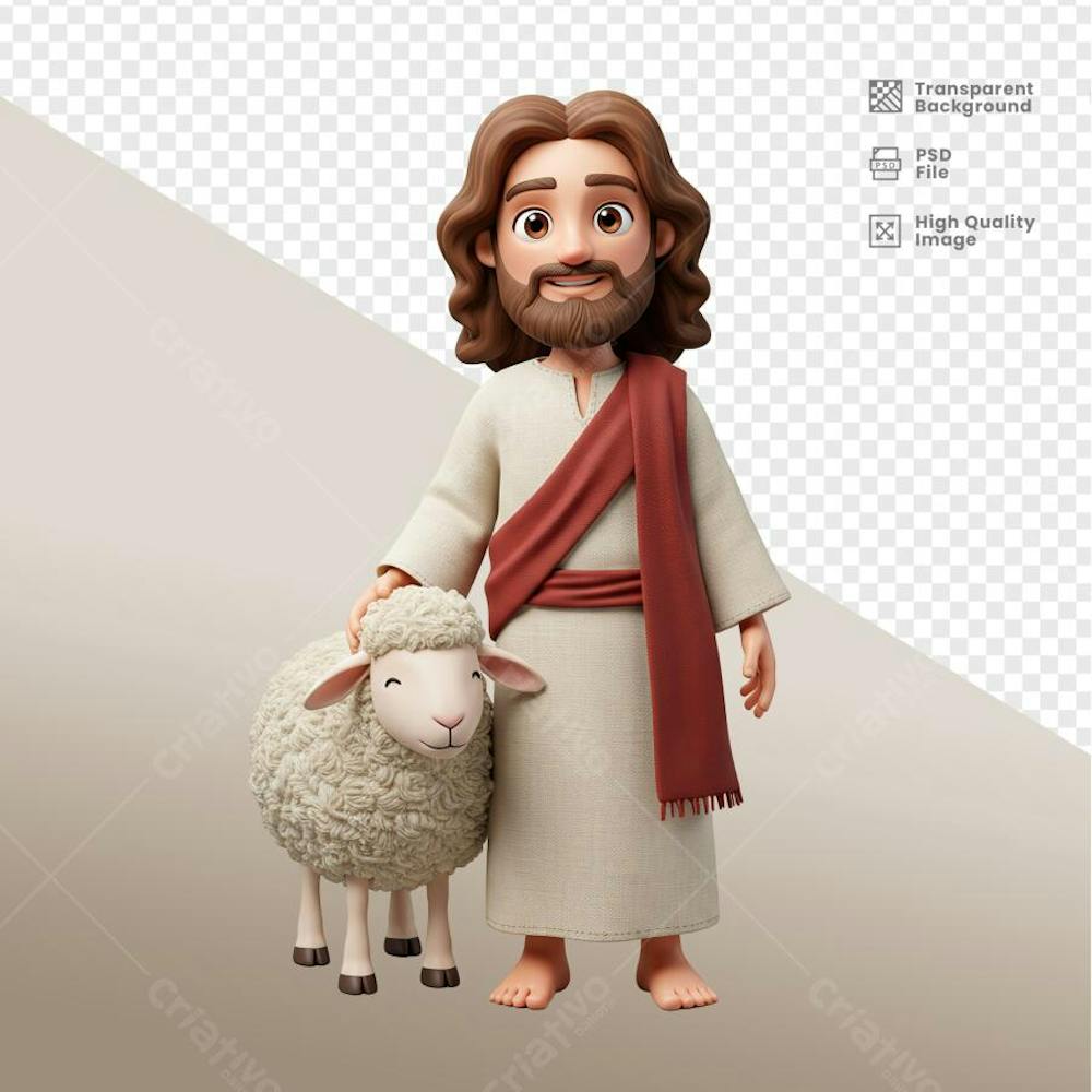 MASCOTE JESUS CRISTO 3D 36