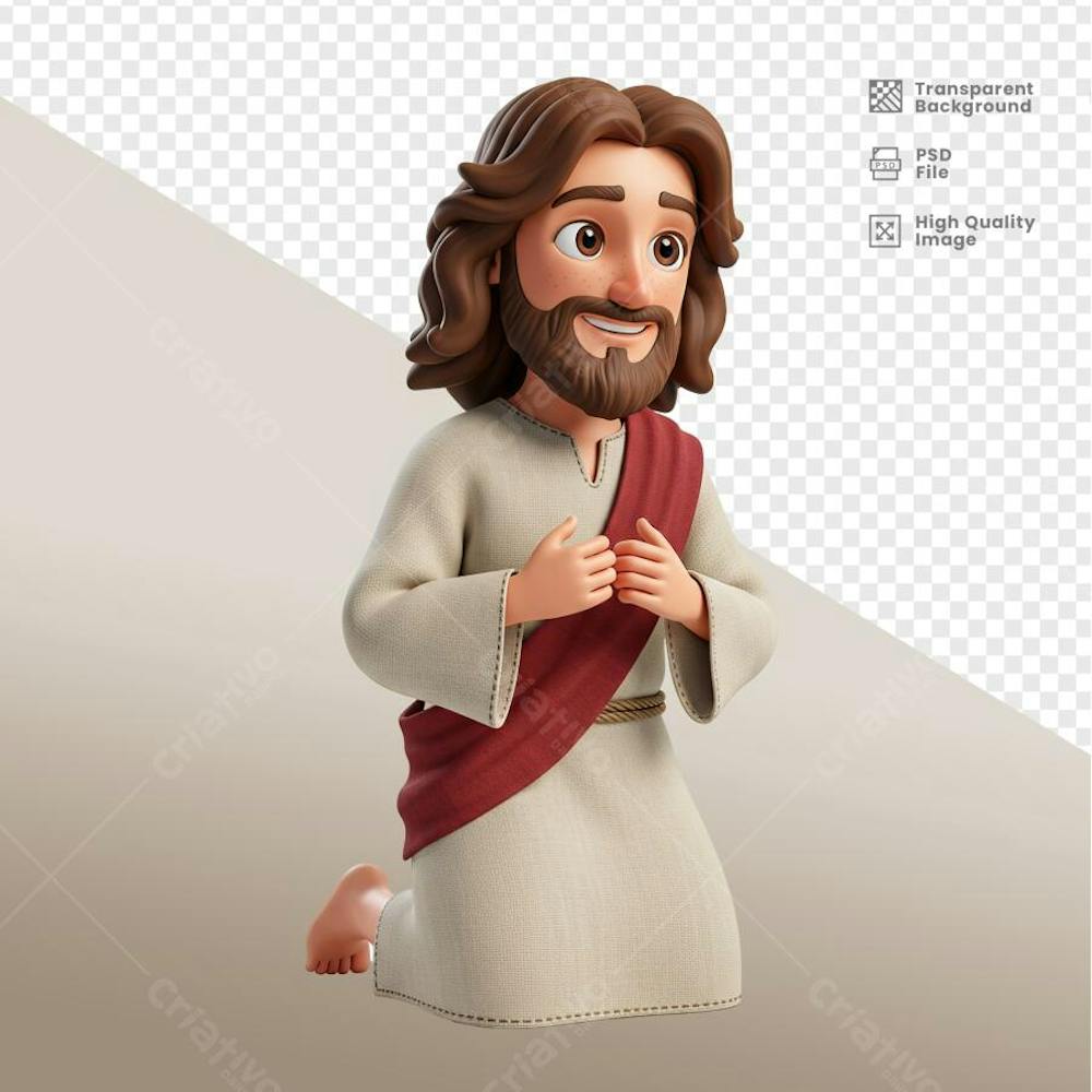 MASCOTE JESUS CRISTO 3D 52