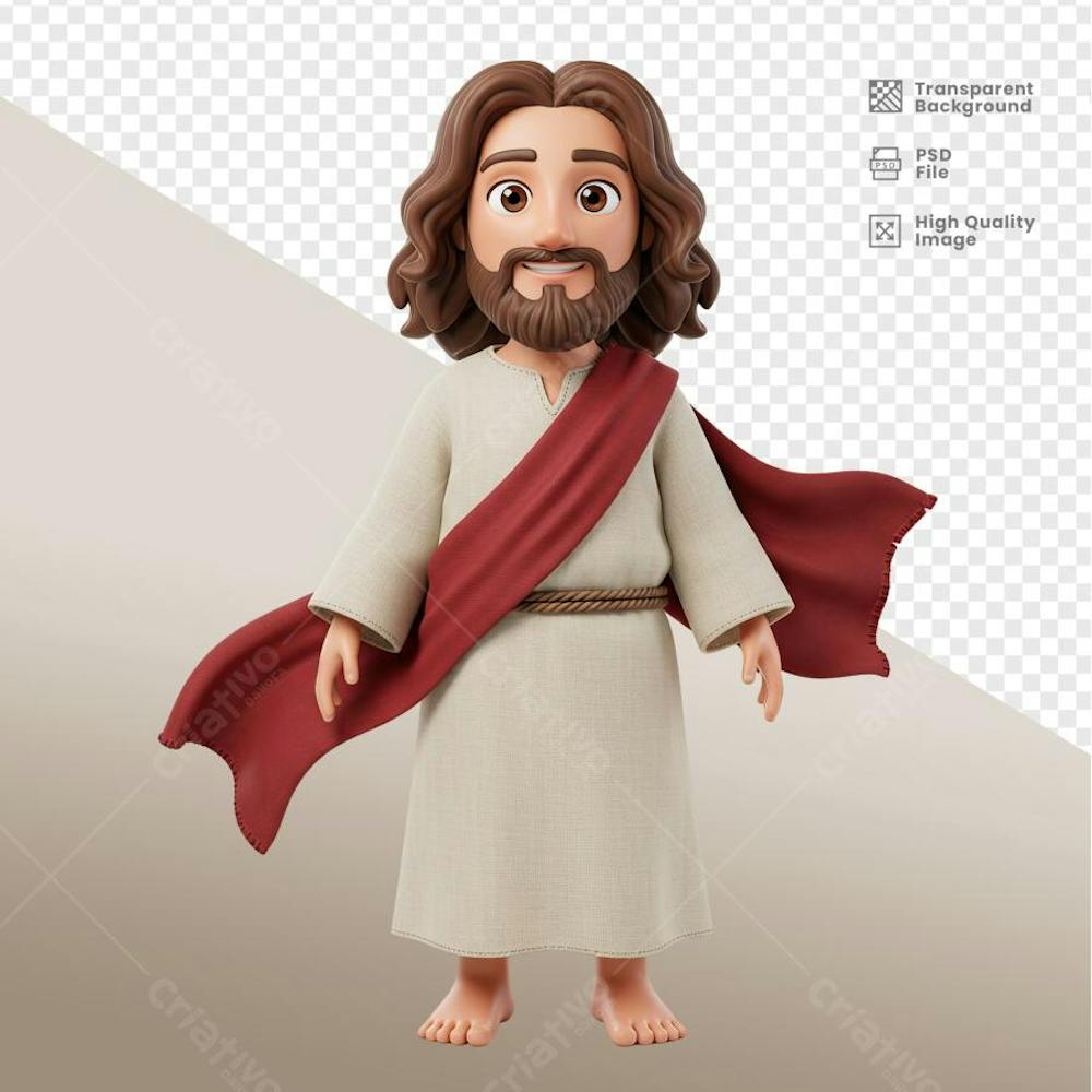 MASCOTE JESUS CRISTO 3D 54