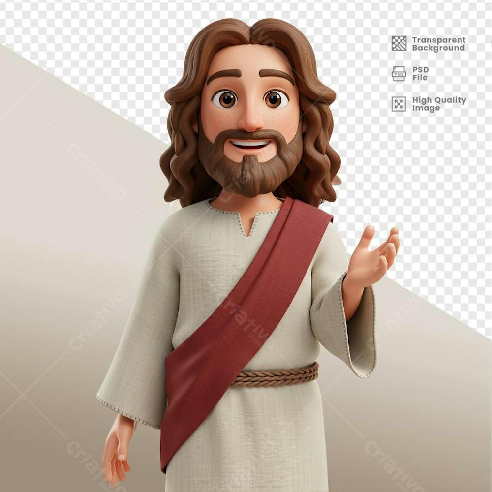 MASCOTE JESUS CRISTO 3D 51