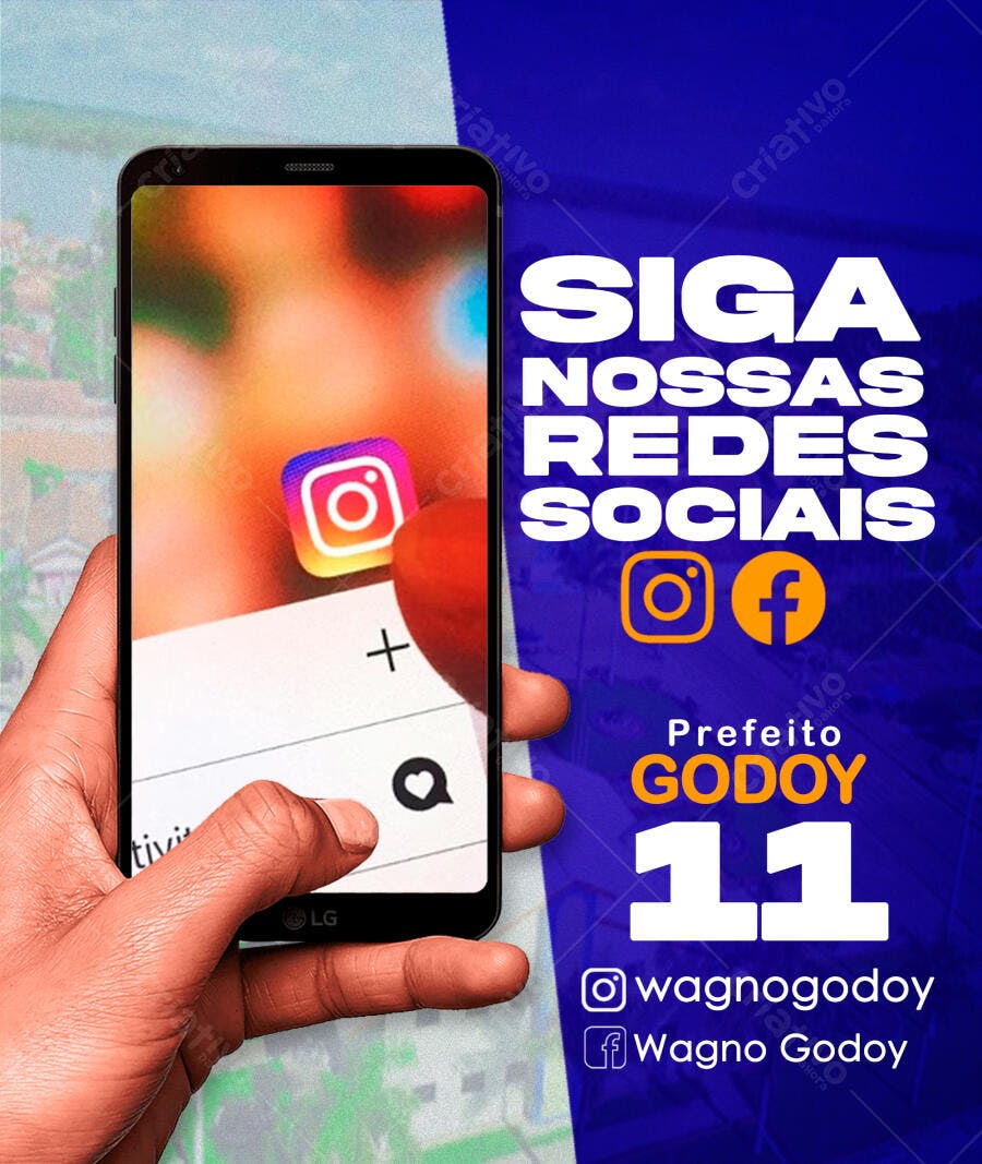 Post para Redes Sociais PSD Editável