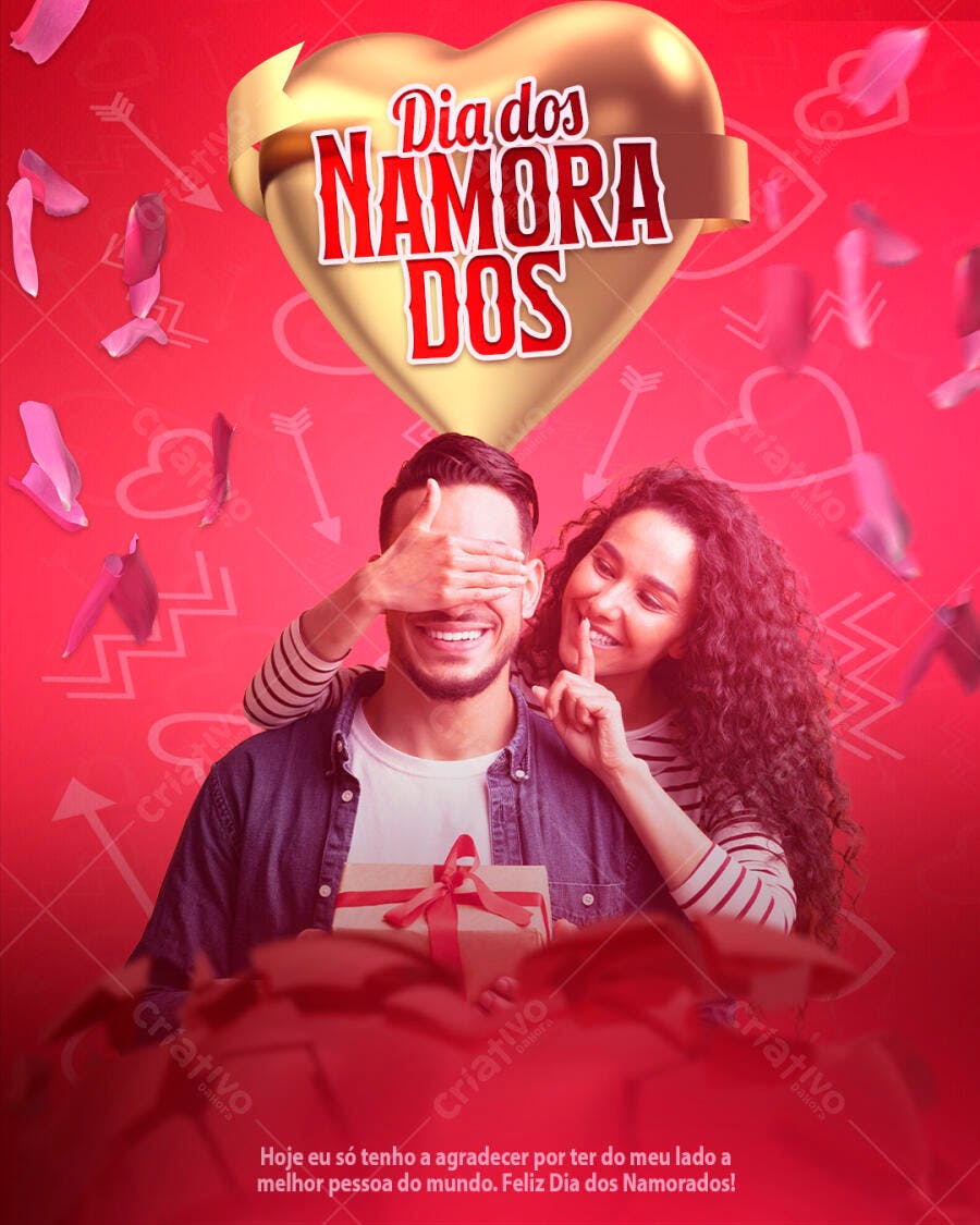 Flyer Dia dos Namorados PSD Editável