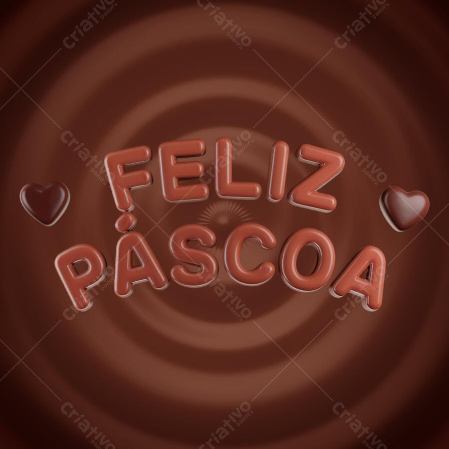 Flyer Feliz Páscoa PSD Editável