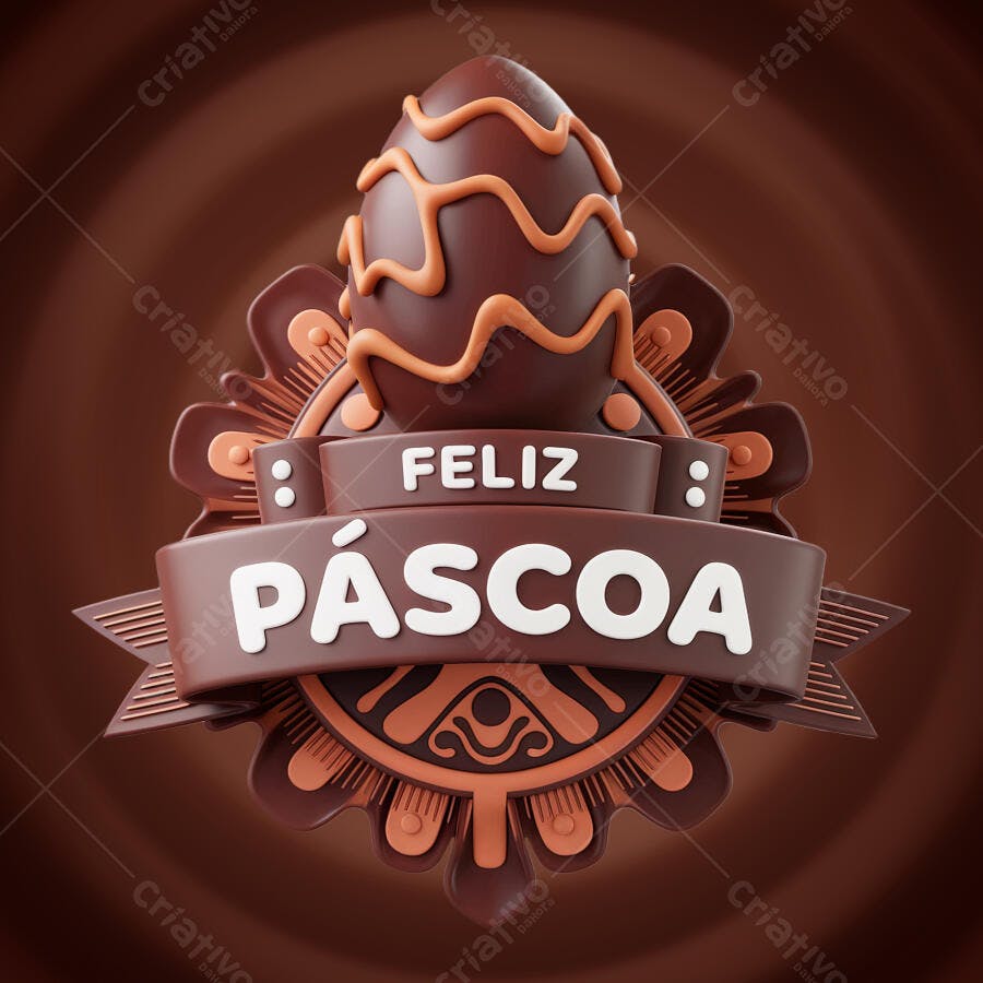 Banner Páscoa PSD Editável