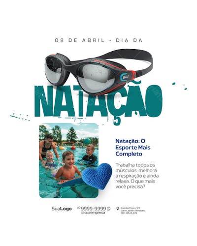 Social Media - Dia da Natação - PSD Editável (8)