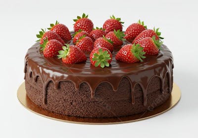 Bolo de Chocolate com Morangos2G