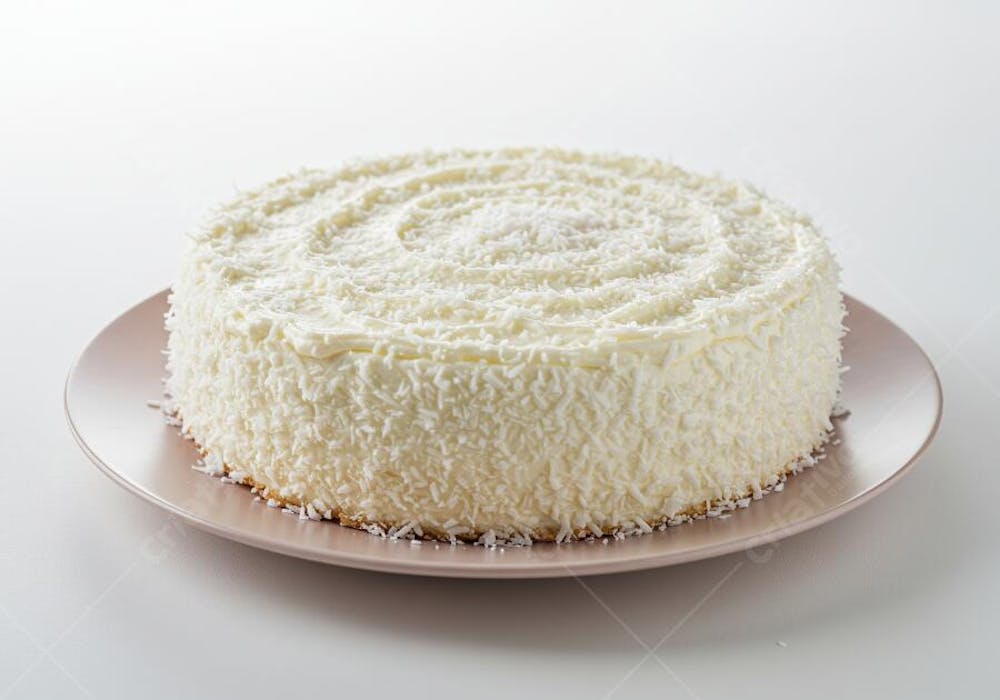 Bolo de Coco com Cobertura e Coco Ralado4G