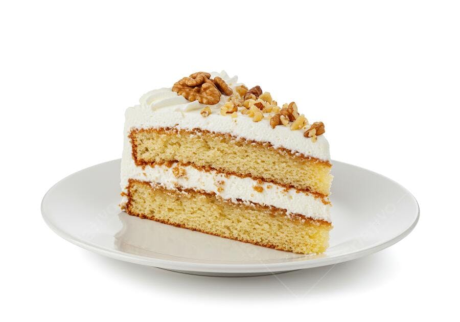 Bolo de Nozes com Chantilly