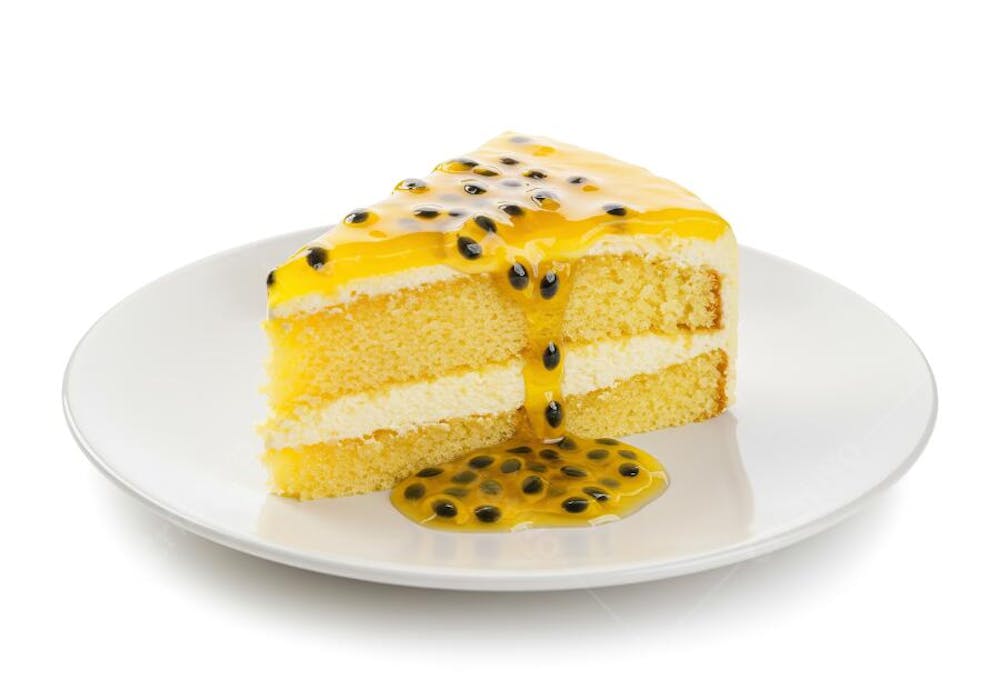 Fatia de Bolo de Maracujá com Calda1G
