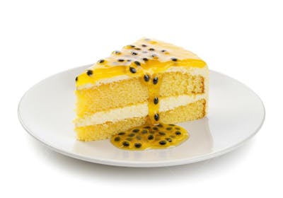 Fatia de Bolo de Maracujá com Calda1G