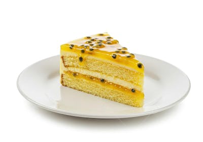 Fatia de Bolo de Maracujá com Calda3G