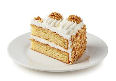 Fatia de Bolo de Nozes com Chantilly3G