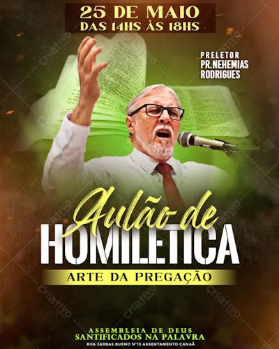 AULÃO DE HOMILETICA