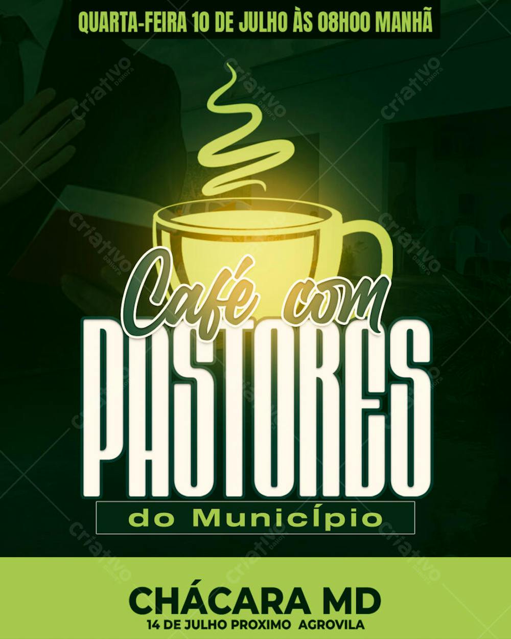 FLYER CAFÉ COM PASTORES