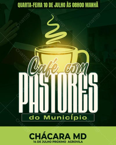 FLYER CAFÉ COM PASTORES