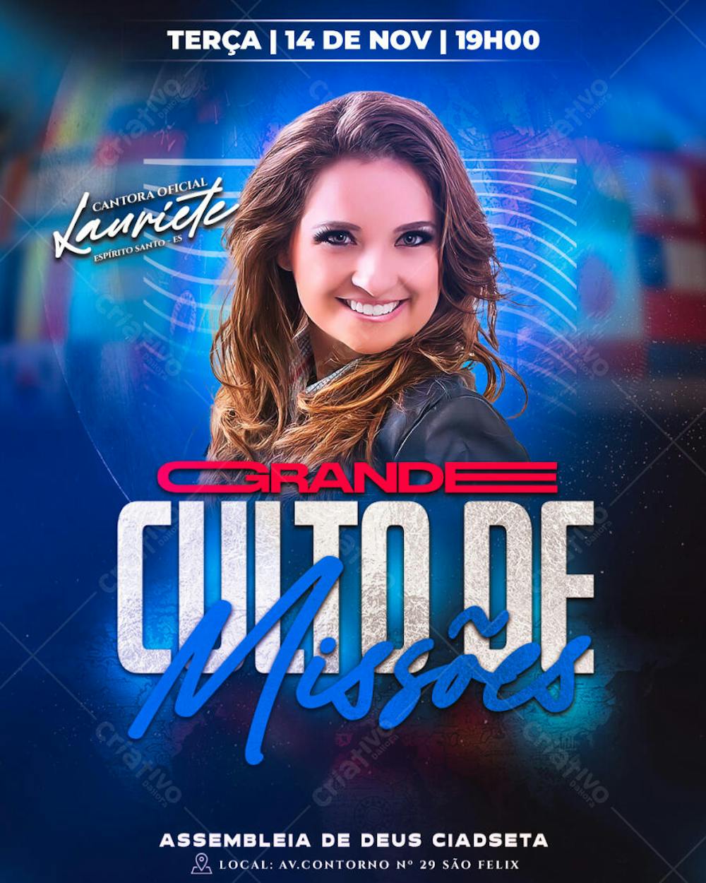 FLYER CULTO DE MISSÕES