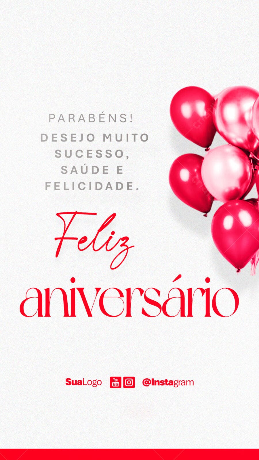 Postagem de Aniversário PSD Editável